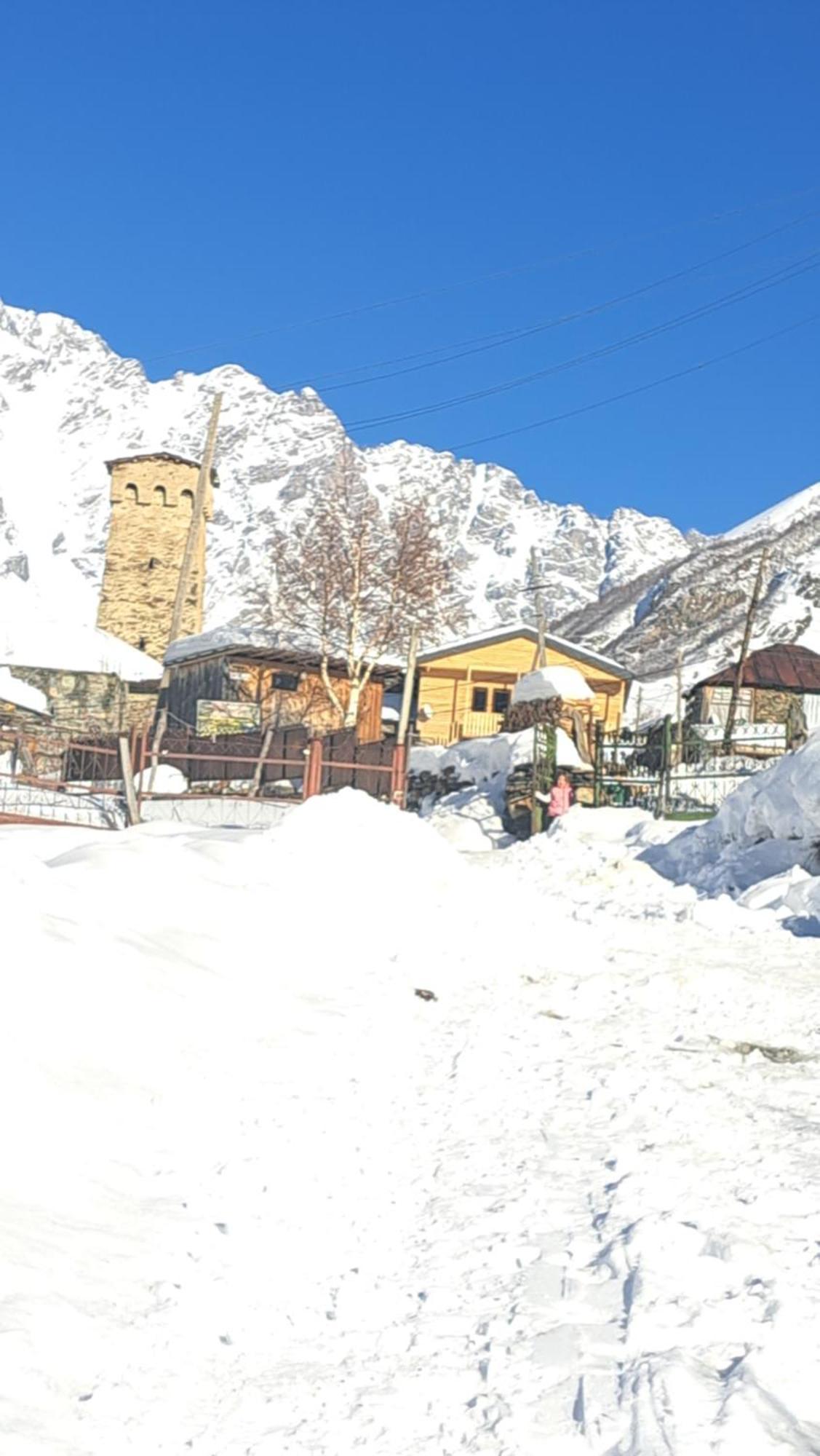 Chvibiani Guesthouse & Bar Ushguli Exterior foto